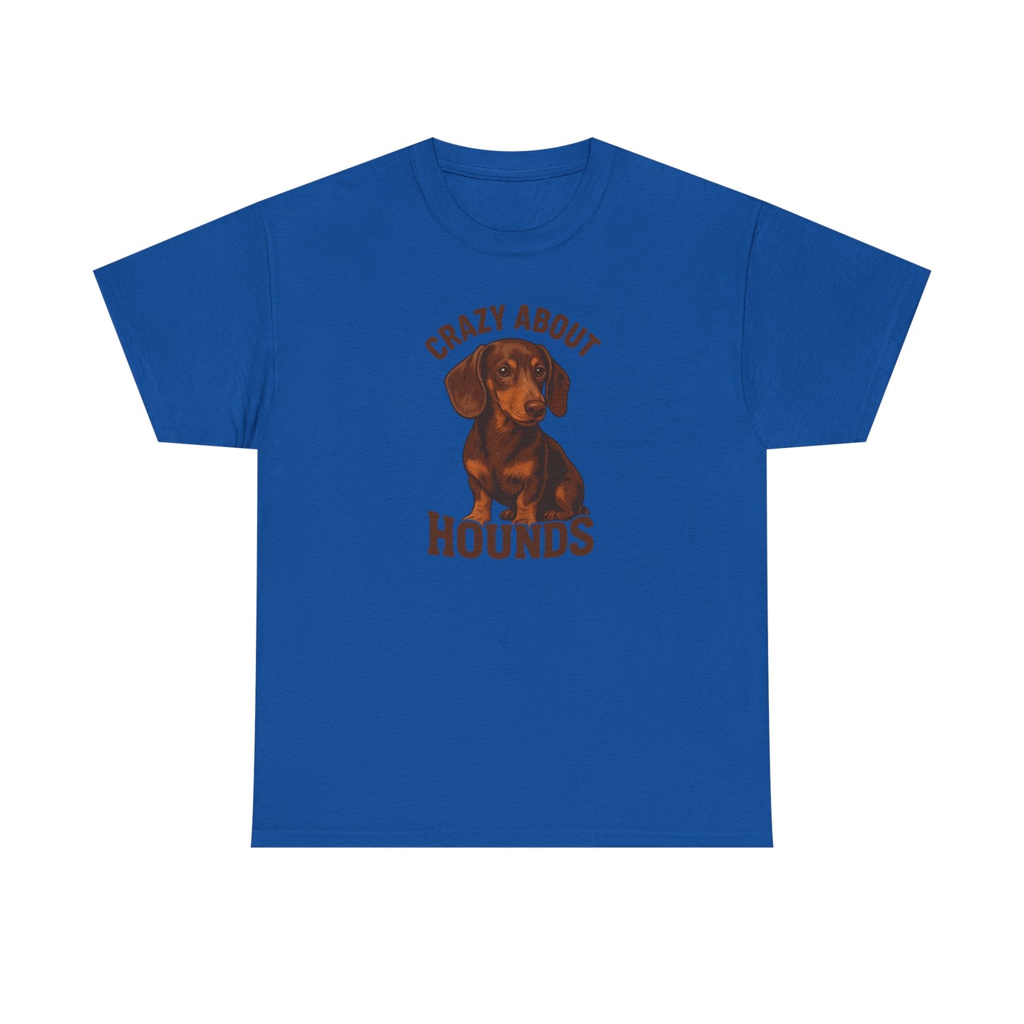 Crazy About Hounds Unisex Tee | Dog Lover Gift & Pet Owner Shirt