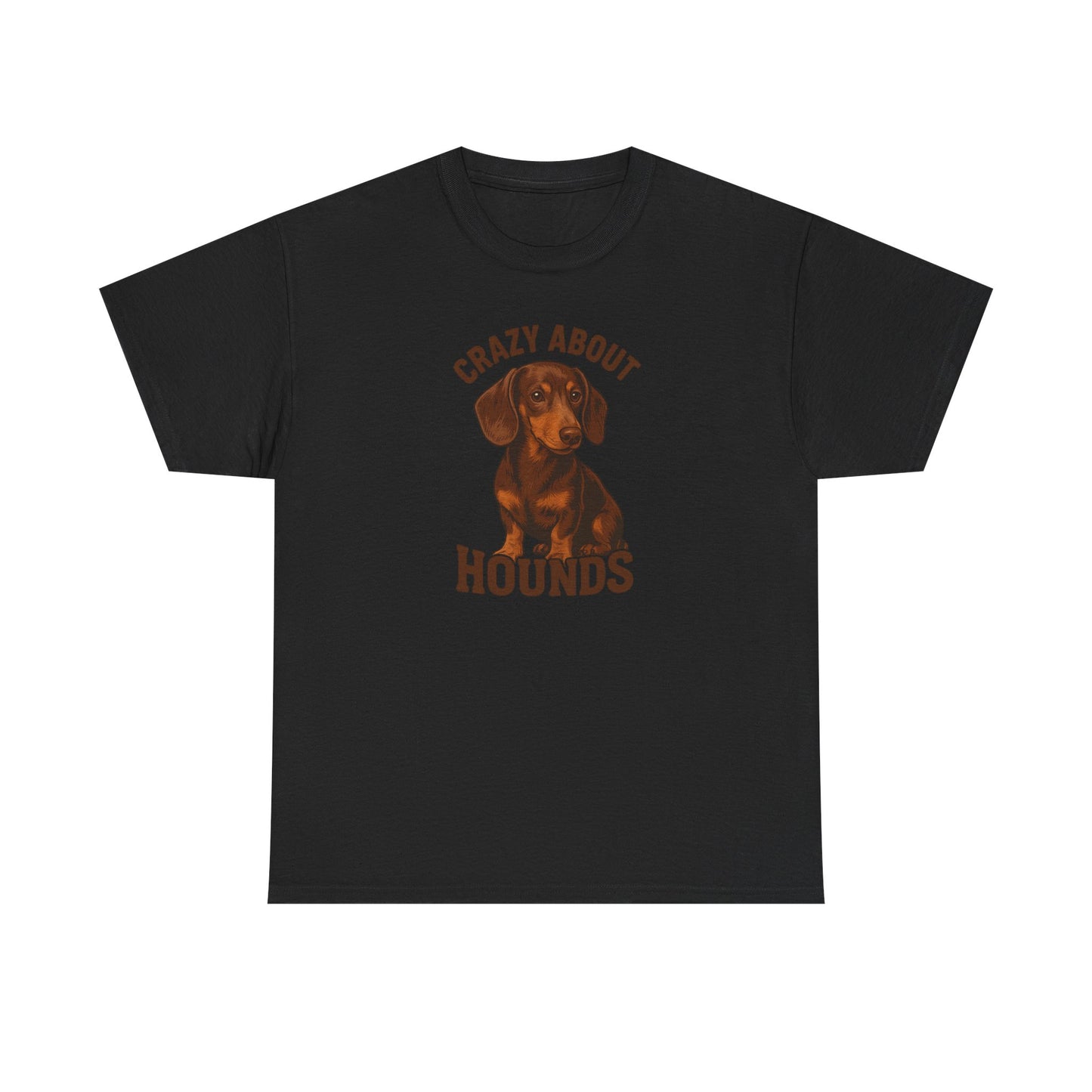 Crazy About Hounds Unisex Tee | Dog Lover Gift & Pet Owner Shirt