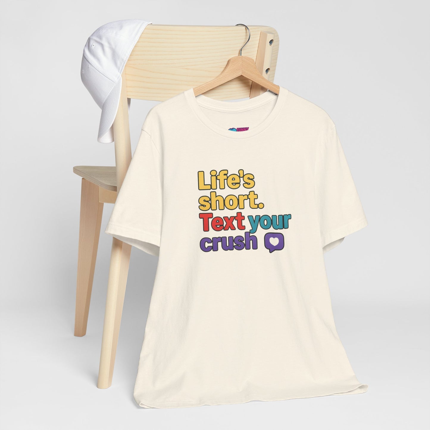 Text Your Crush T-Shirt | Cute Retro Graphic Tee