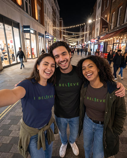 I Believe Minimalist Alien T-Shirt