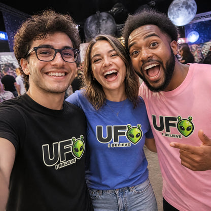 UFO I Believe Alien Graphic T-Shirt