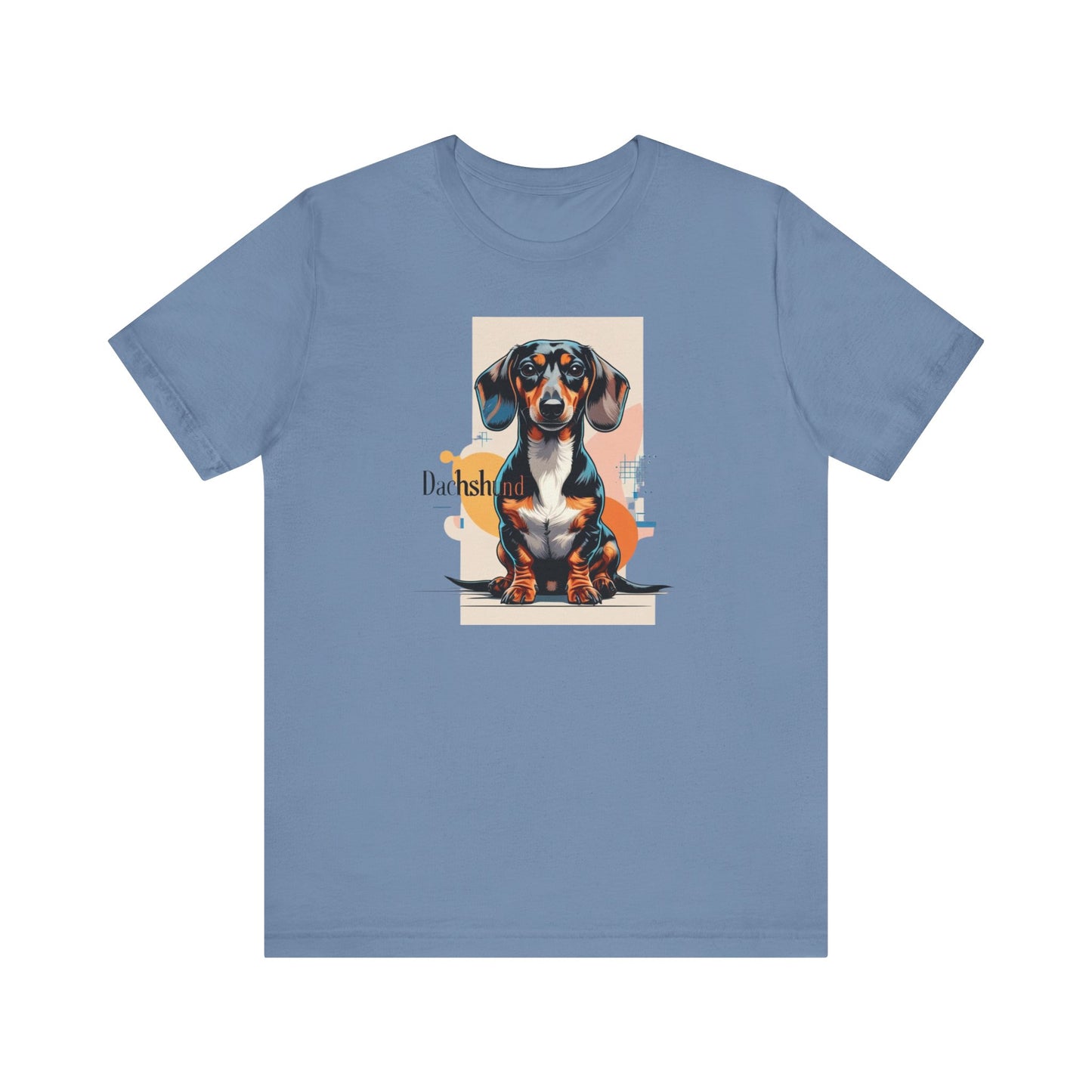 Dachshund Lover's Unisex Tee, Cute Dog Graphic Shirt, Animal Art Tee, Pet Lover Gift, Casual Dog Tee, Birthday Gift Idea