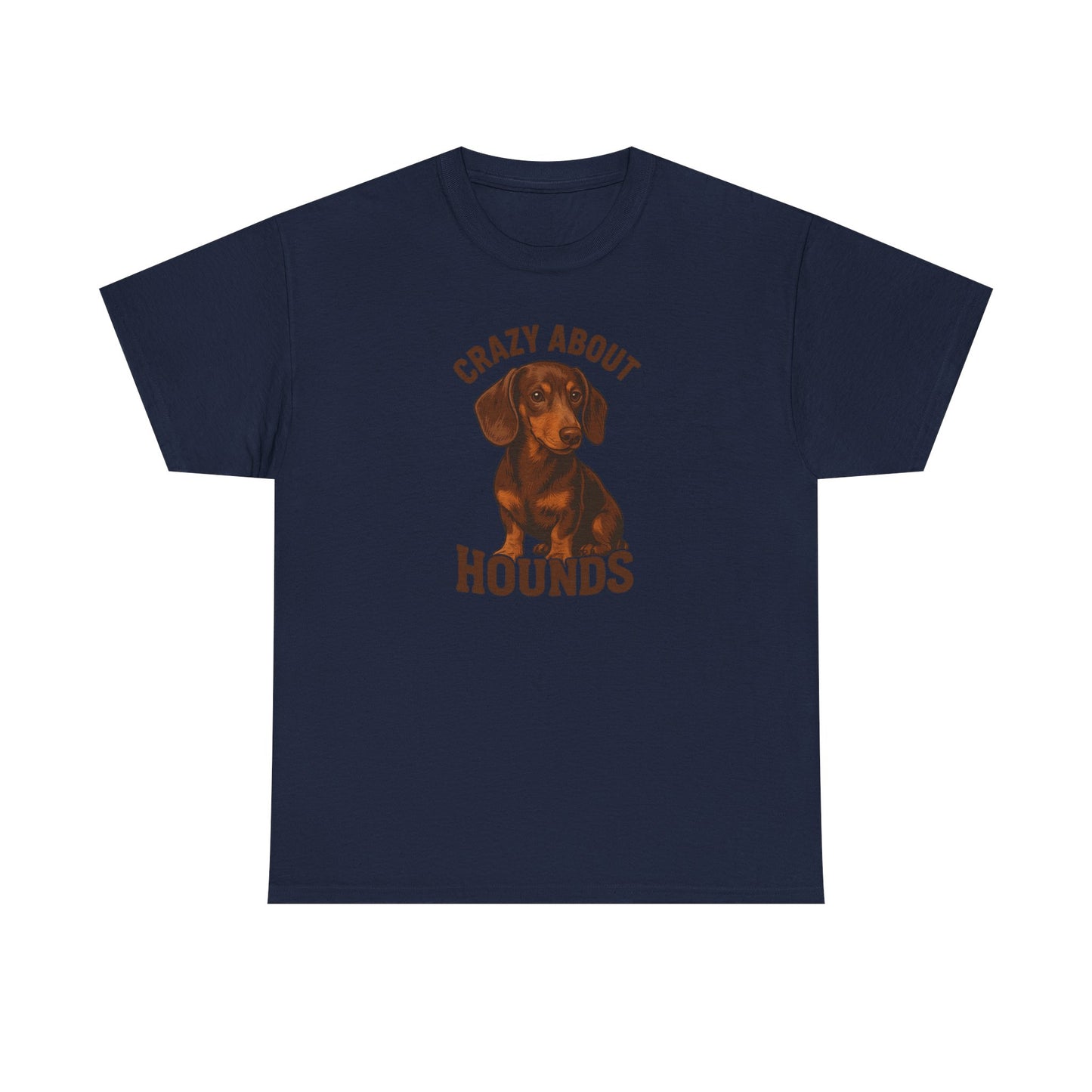 Crazy About Hounds Unisex Tee | Dog Lover Gift & Pet Owner Shirt