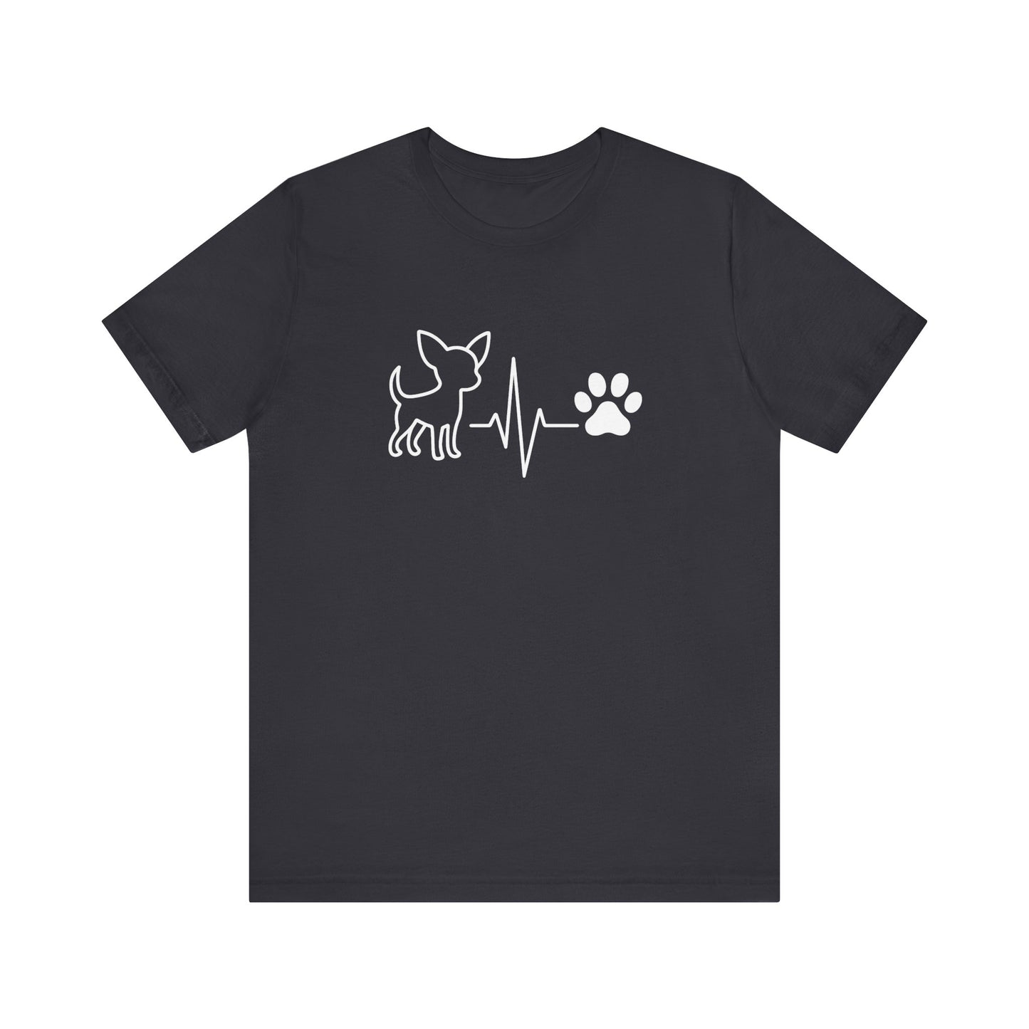 Chihuahua Heartbeat T-Shirt | Funny Dog Lover Gift & Pet Owner Tee