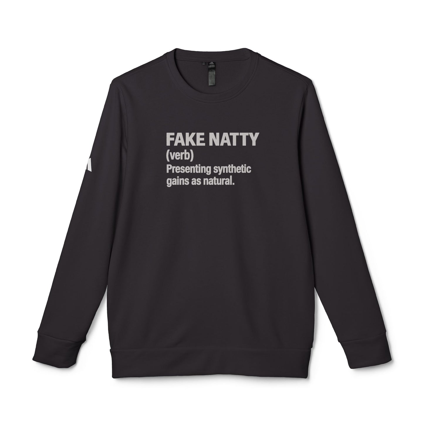 Adidas Fake Natty Crewneck | Gym Humor Sweatshirt