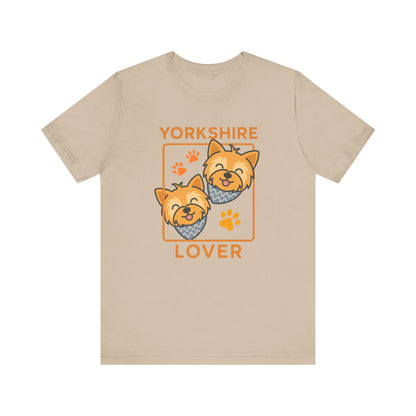 Double Yorkshire Lover T-Shirt | Cute Dog Mom/Dad Gift & Pet Apparel