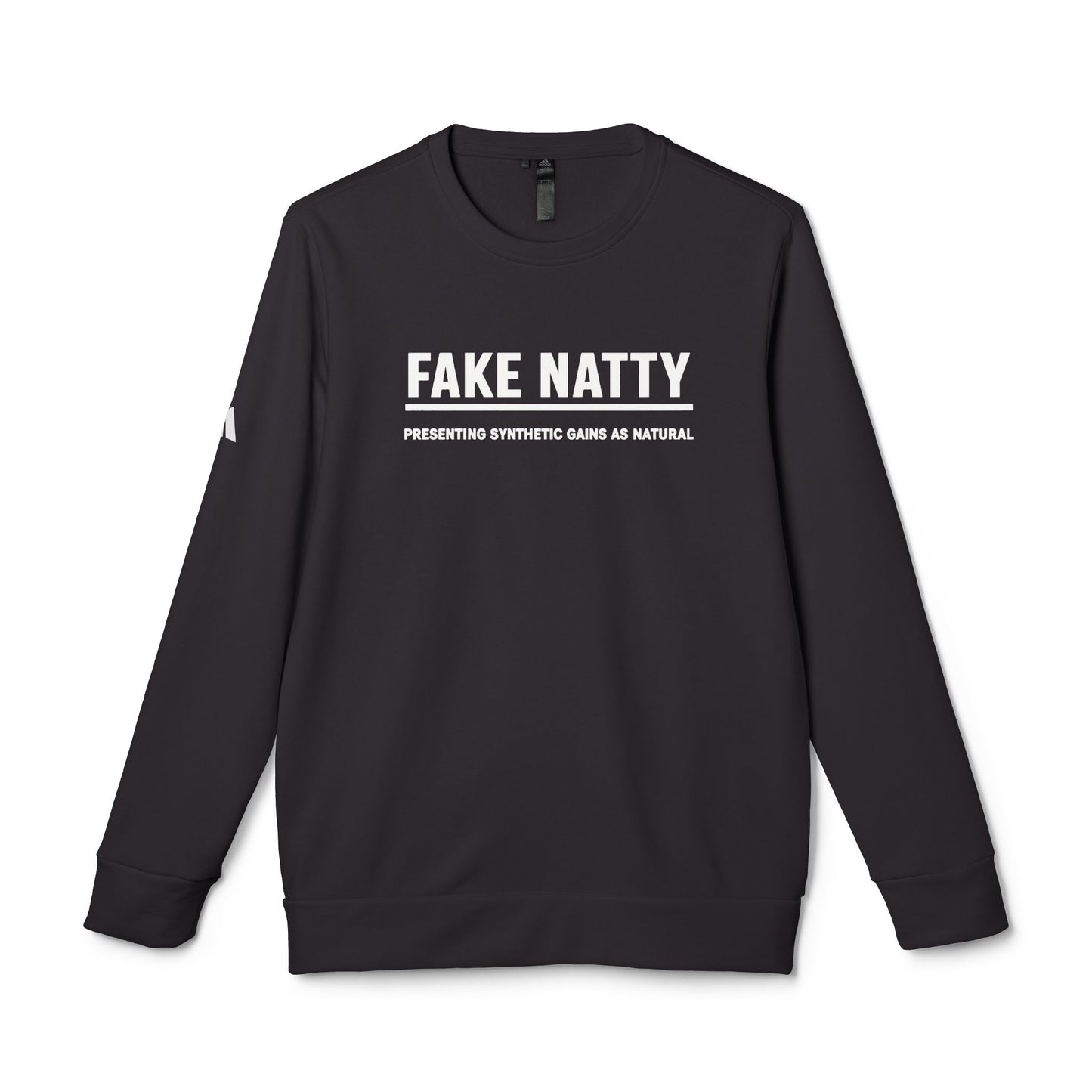 Adidas Fake Natty Crewneck Gym Humor Sweatshirt