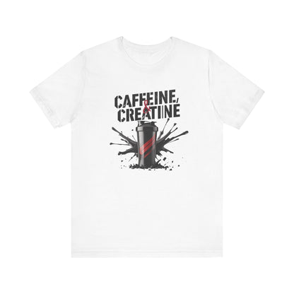 Energizing Caffeine & Creatine Tee | Gym Shirt & Motivational Athlete Gift
