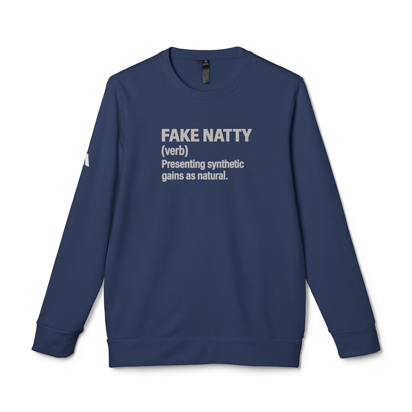 Adidas Fake Natty Crewneck | Gym Humor Sweatshirt