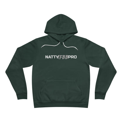 NattyIFB8 Pro Hoodie — Athletic Black Pullover with Bold Logo