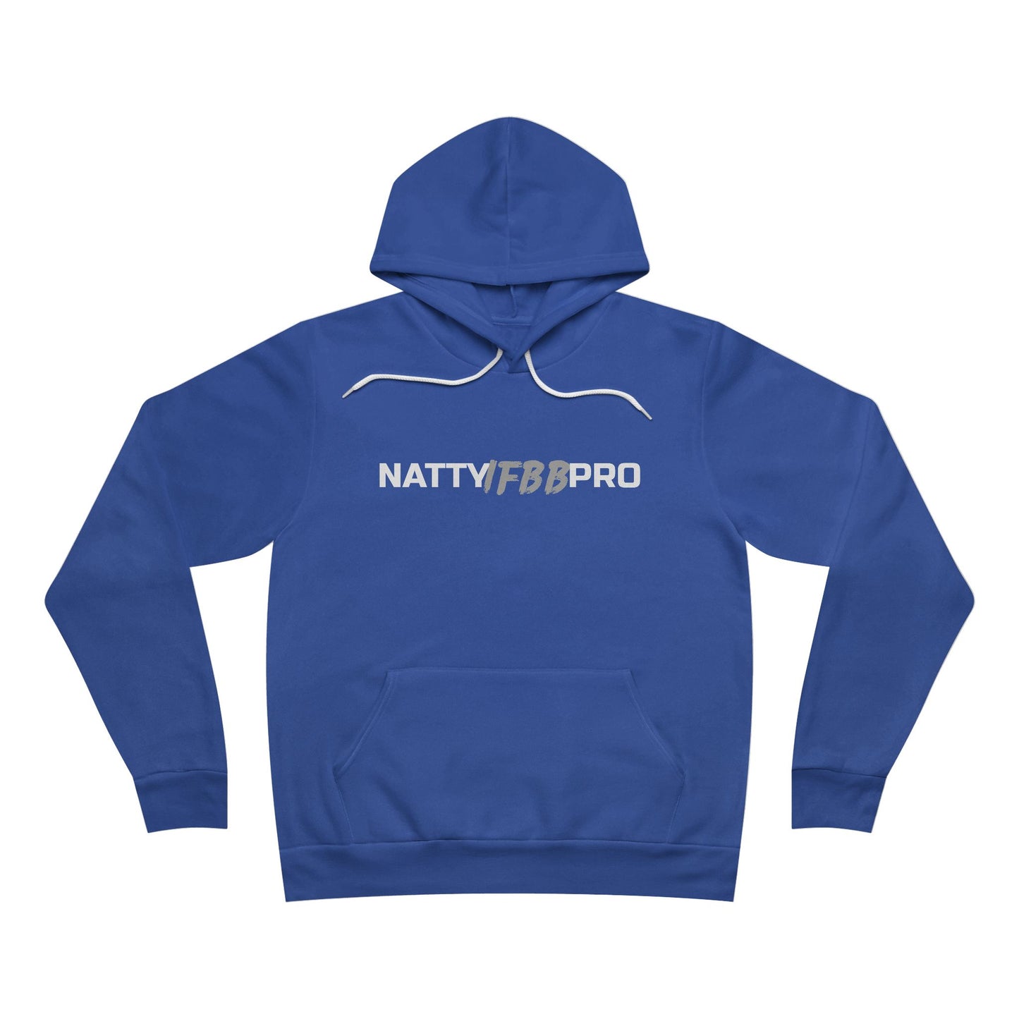 NattyIFB8 Pro Hoodie — Athletic Black Pullover with Bold Logo