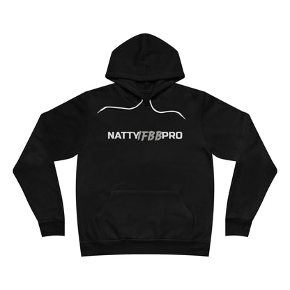 NattyIFB8 Pro Hoodie — Athletic Black Pullover with Bold Logo