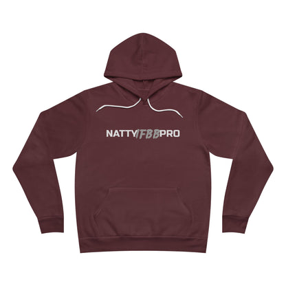 NattyIFB8 Pro Hoodie — Athletic Black Pullover with Bold Logo
