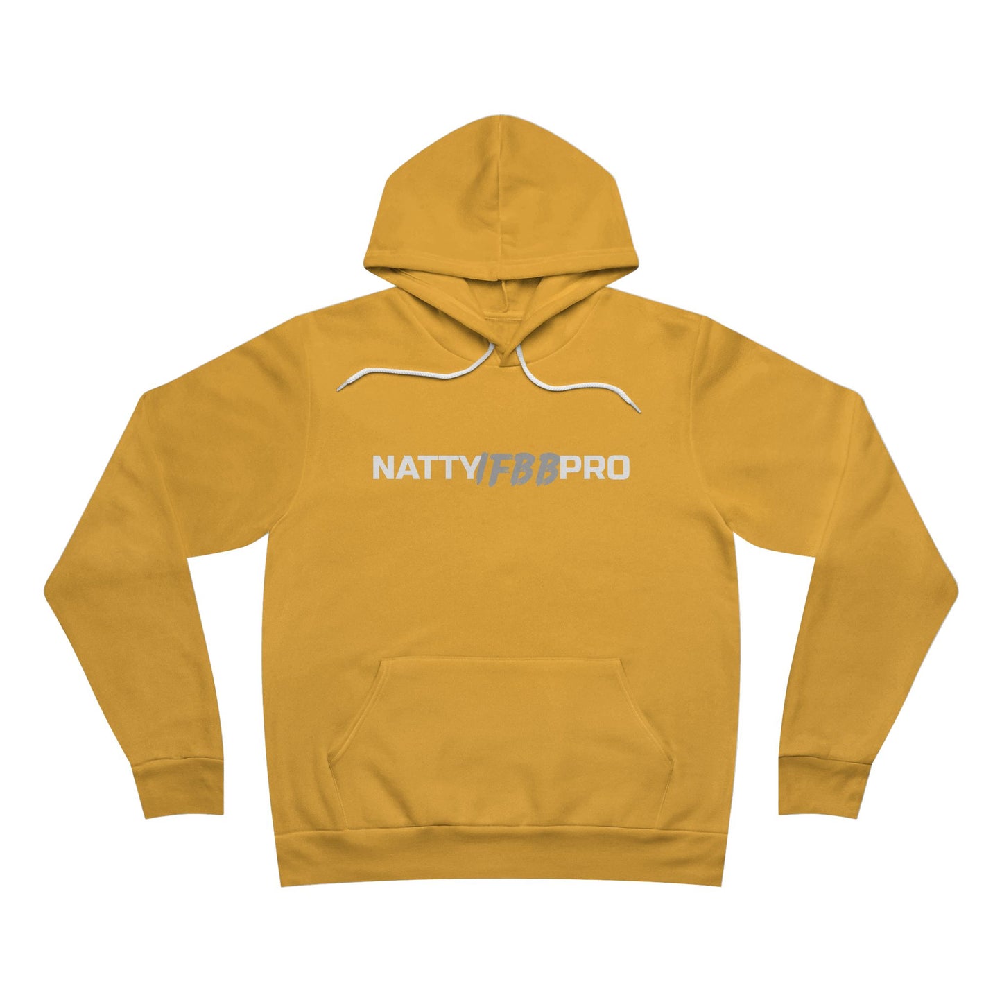 NattyIFB8 Pro Hoodie — Athletic Black Pullover with Bold Logo