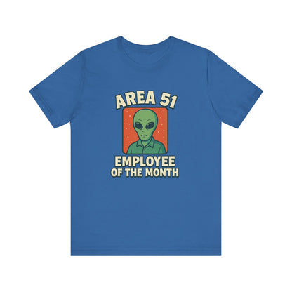 Area 51 Employee of the Month T-Shirt | Funny Alien Graphic Tee