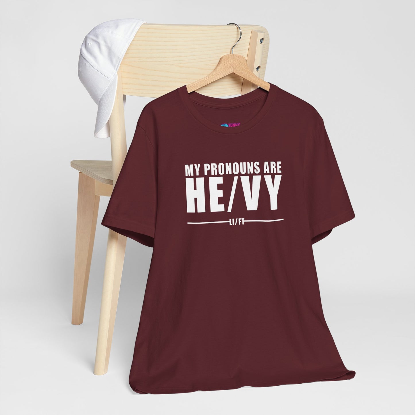 My Pronouns Are HE/VY Gym T-Shirt 💪