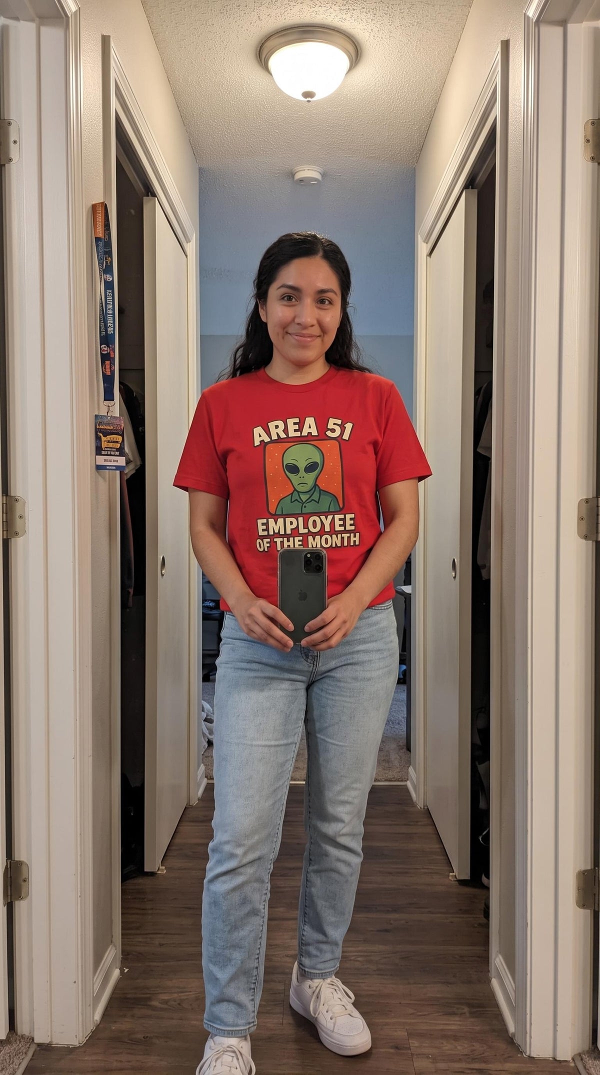 Area 51 Employee of the Month T-Shirt | Funny Alien Graphic Tee