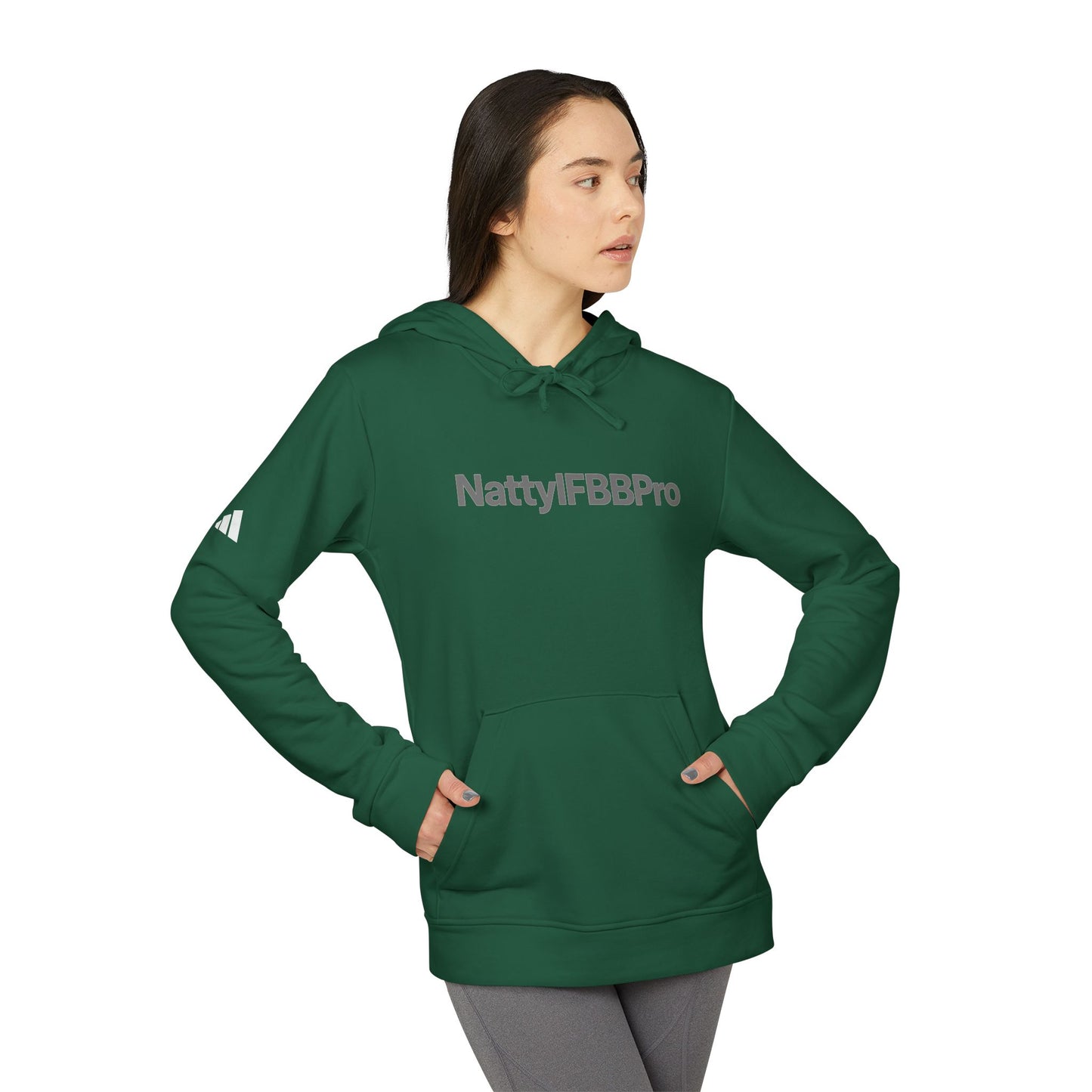 Adidas Natty IFBBPro Hoodie | Minimal Gym Pullover