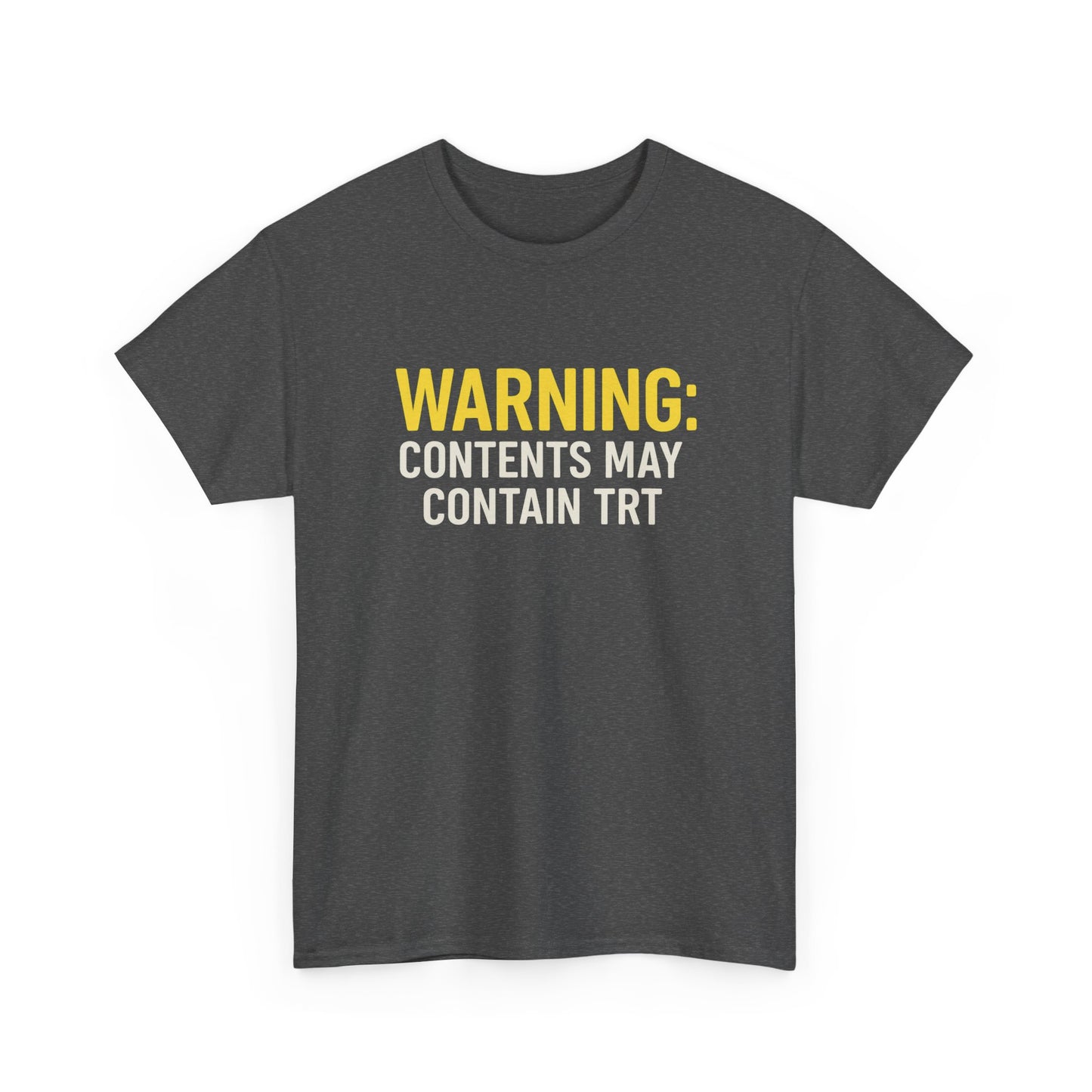 Warning Tee: Funny Graphic Unisex Heavy Cotton Statement Top