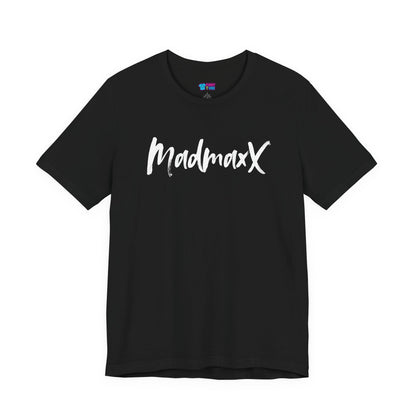 Back-Print Tee — Bold Brush Script "MONNG YKTU!" Casual Graphic T-Shirt