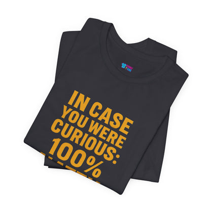 Funny 100% Natty Unisex Jersey Tee - Perfect for Casual Wear & Gift Giving