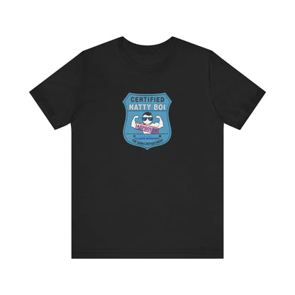 Certified Natty Boi T-Shirt | Funny Gym Slogan Tee, Unisex Fitness Gift