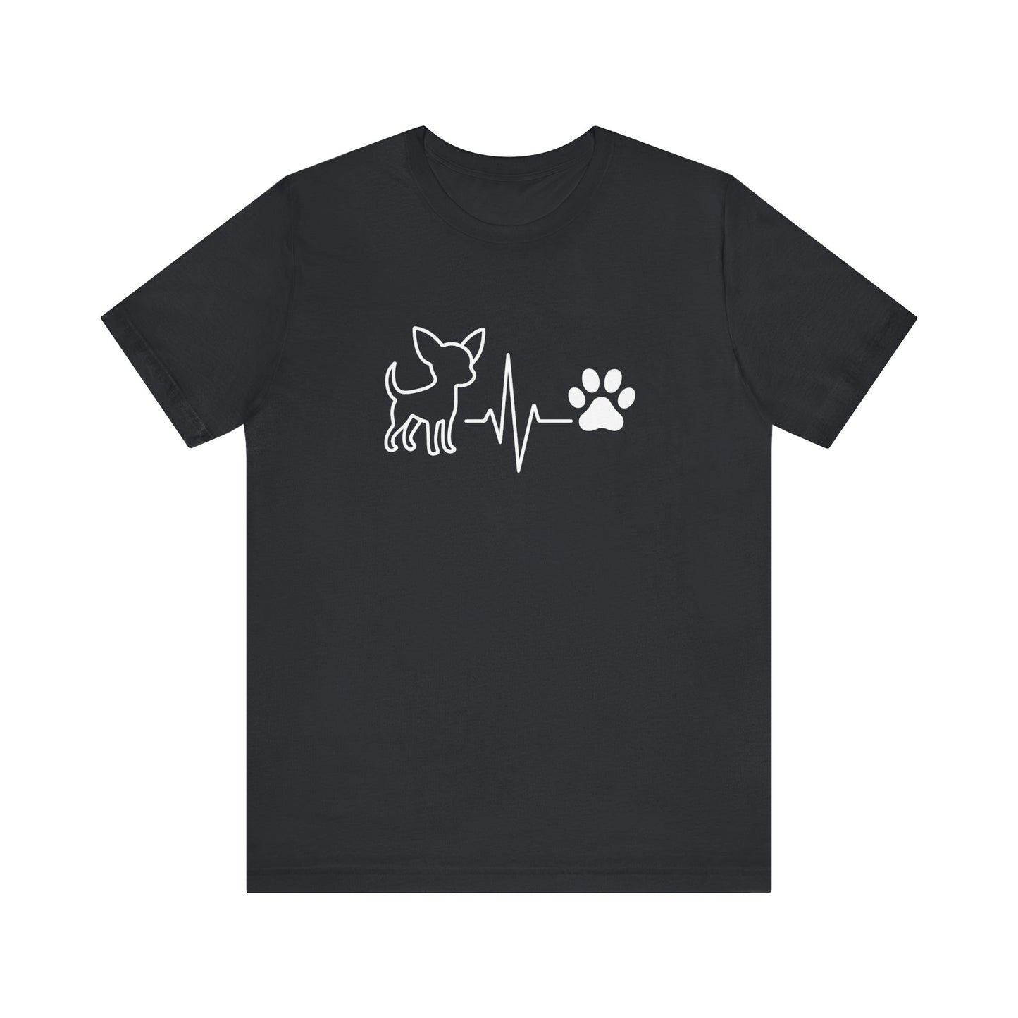 Chihuahua Heartbeat T-Shirt | Funny Dog Lover Gift & Pet Owner Tee