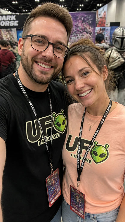 UFO I Believe Alien Graphic T-Shirt