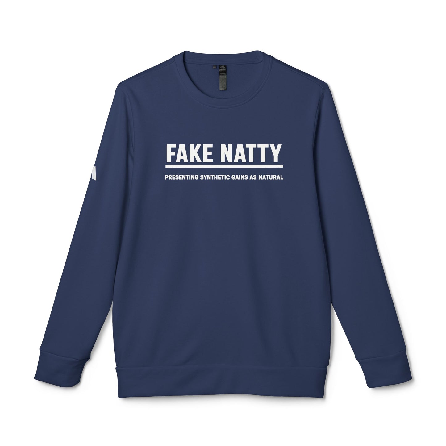 Adidas Fake Natty Crewneck Gym Humor Sweatshirt