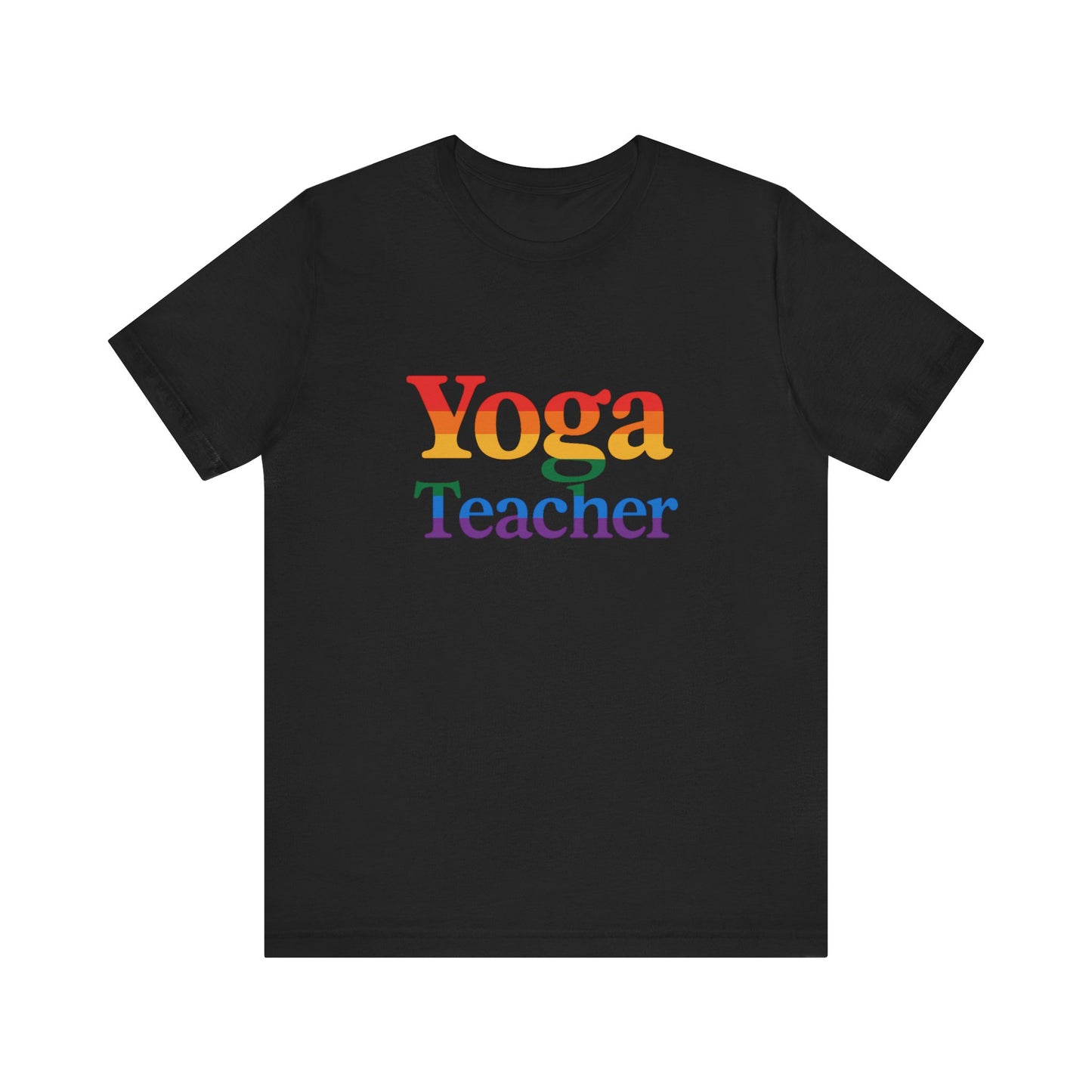Pride LGBTQ Yoga Teacher Tee: Unisex Yoga Instructor Gift