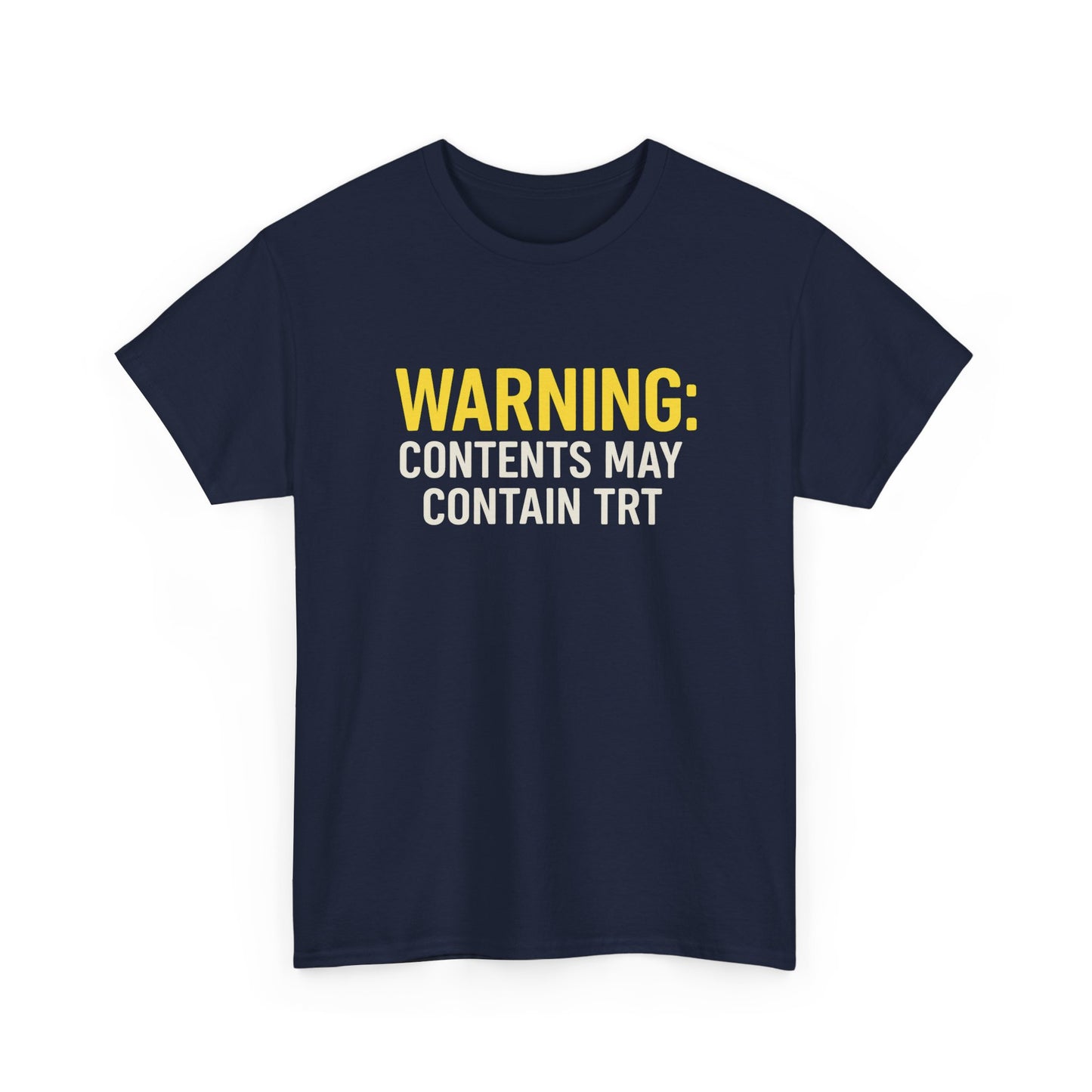 Warning Tee: Funny Graphic Unisex Heavy Cotton Statement Top