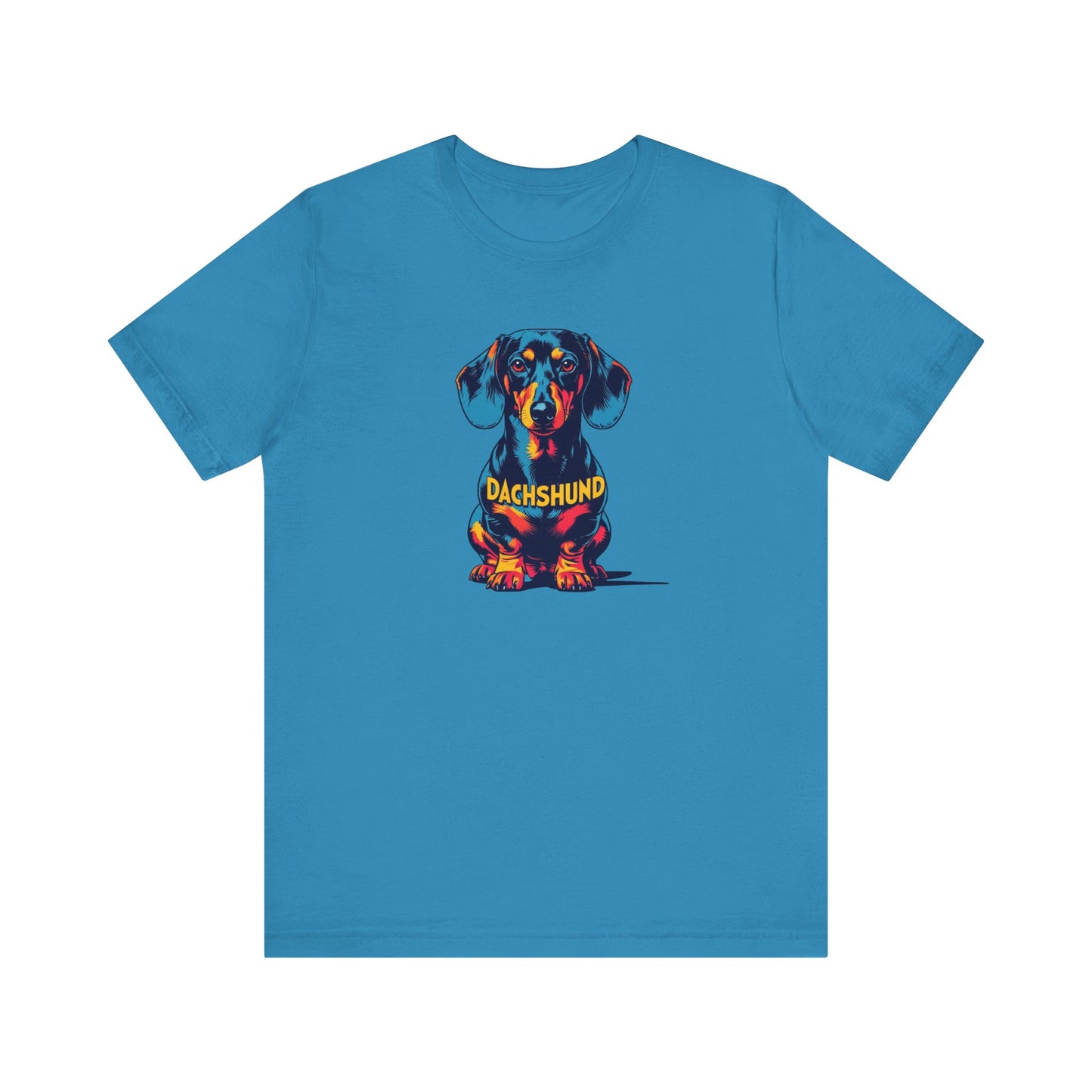 Colorful Dachshund T-Shirt | Cute Wiener Dog Tee, Dog Lover Gift, Unisex Pet Owner Shirt