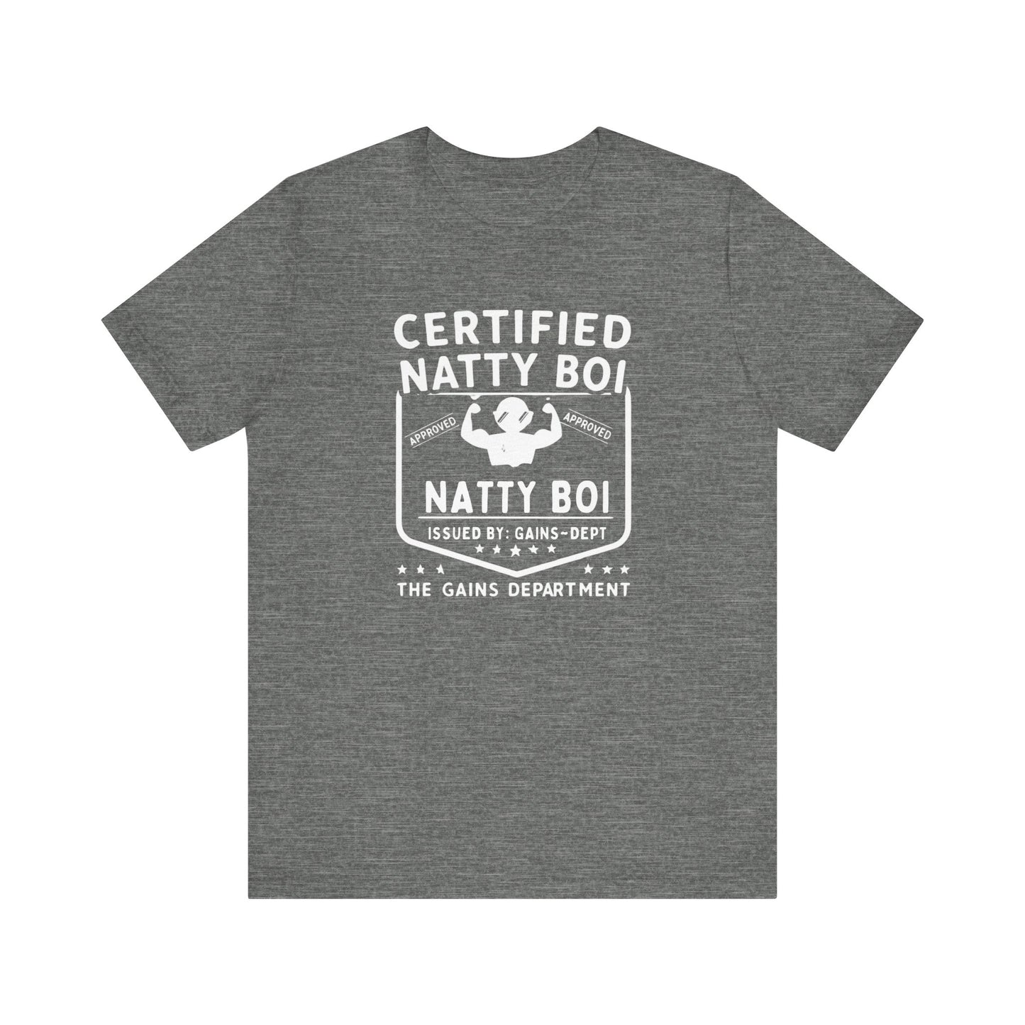 Certified Natty Boi Unisex Jersey Tee - Funny Vibe Graphic T-Shirt