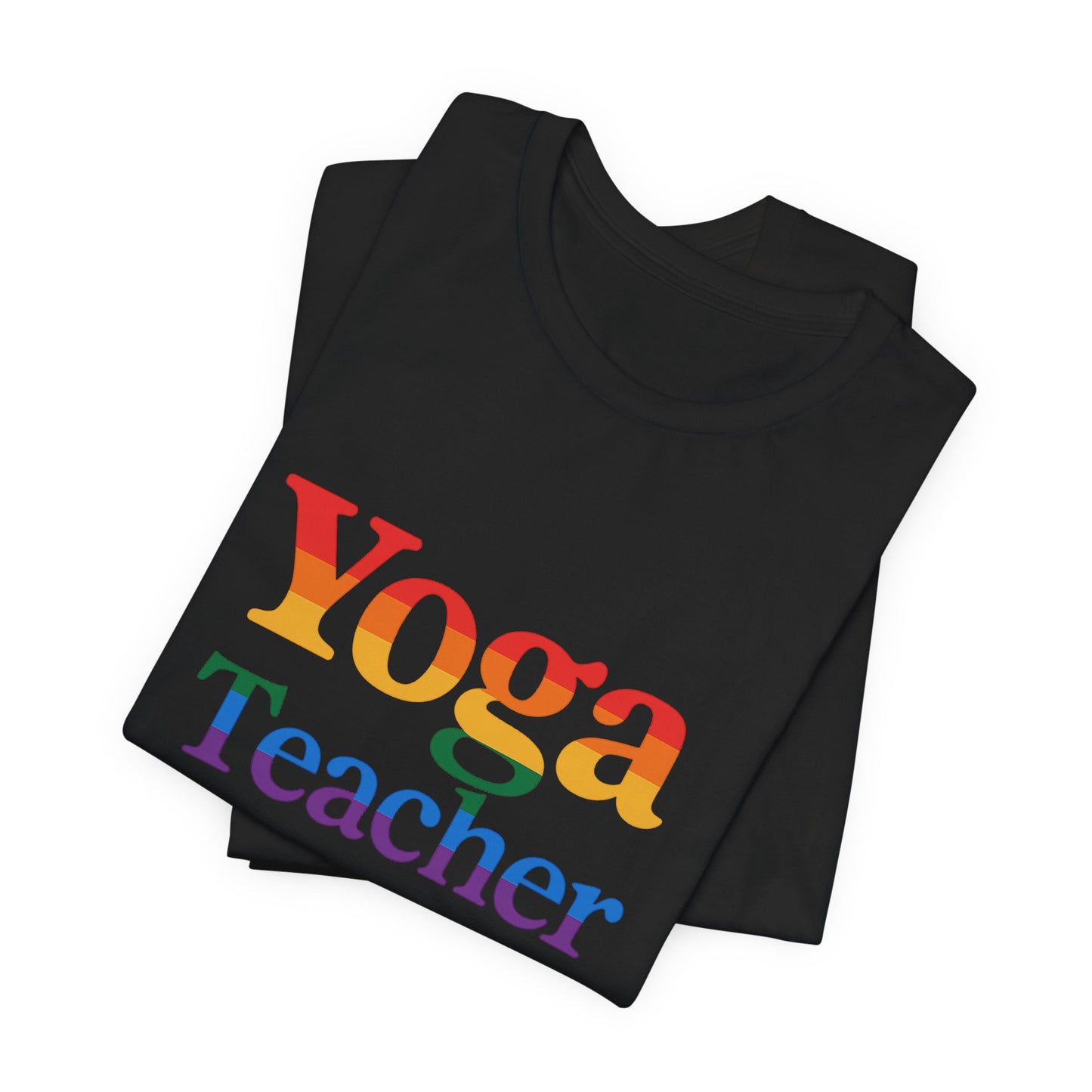 Pride LGBTQ Yoga Teacher Tee: Unisex Yoga Instructor Gift