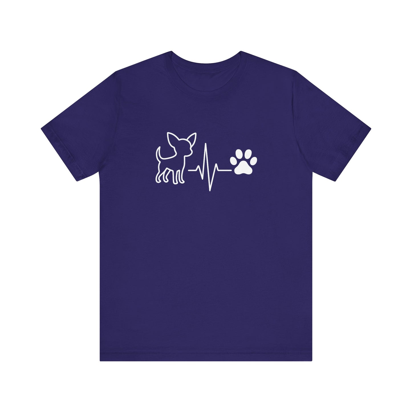 Chihuahua Heartbeat T-Shirt | Funny Dog Lover Gift & Pet Owner Tee