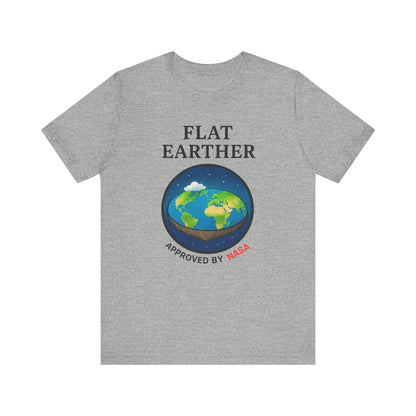 Flat Earther T-Shirt | Funny Conspiracy Theory Tee, Unisex Humorous Gift
