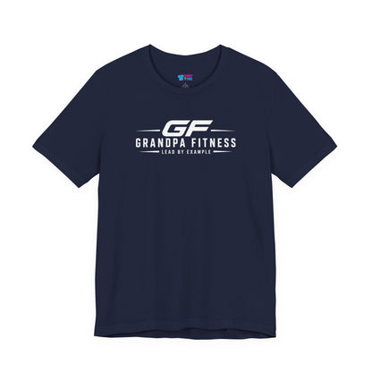 GF Grandpa Fitness Lead By Example T-Shirt | Grandpa Gym Shirt for Active Men