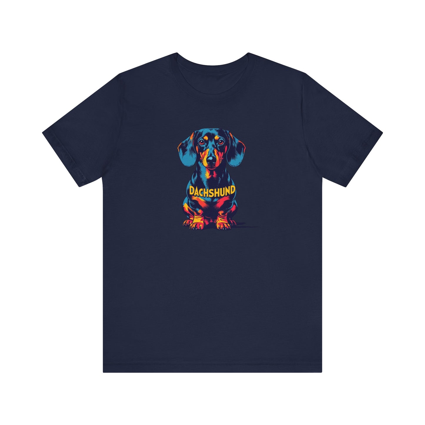 Colorful Dachshund T-Shirt | Cute Wiener Dog Tee, Dog Lover Gift, Unisex Pet Owner Shirt