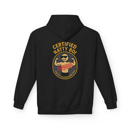 Lifetime Natty Midweight Hoodie | Certified Gym Enthusiast & Fitness Gift