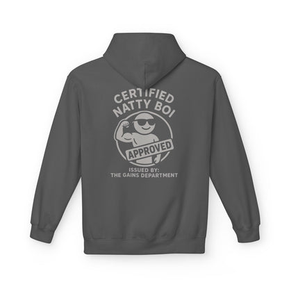 Lifetime Natty Unisex Hoodie | Certified Natty Boi Gym & Fitness Gift