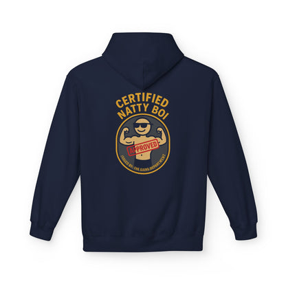 Lifetime Natty Midweight Hoodie | Certified Gym Enthusiast & Fitness Gift