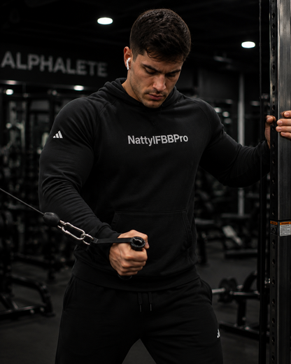 Adidas Natty IFBBPro Hoodie | Minimal Gym Pullover