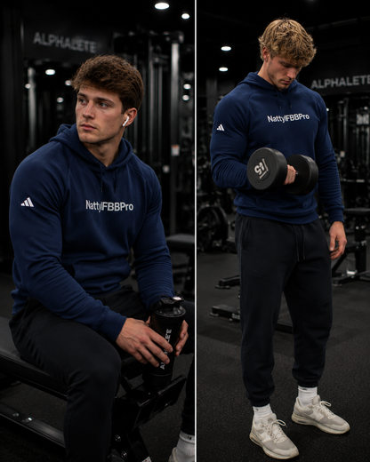 Adidas Natty IFBBPro Hoodie | Minimal Gym Pullover
