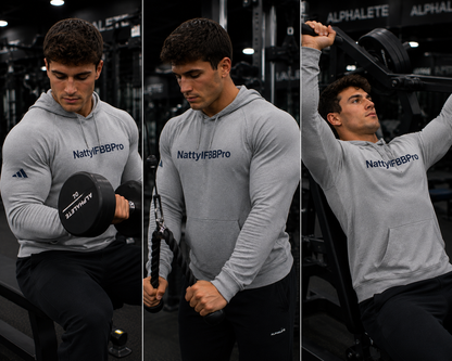 Adidas Natty IFBBPro Hoodie | Minimal Gym Pullover