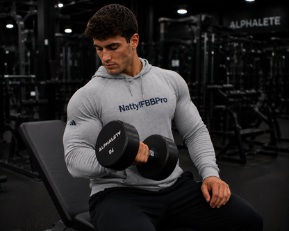 Adidas Natty IFBBPro Hoodie | Minimal Gym Pullover