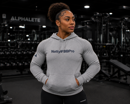 Adidas Natty IFBBPro Hoodie | Minimal Gym Pullover