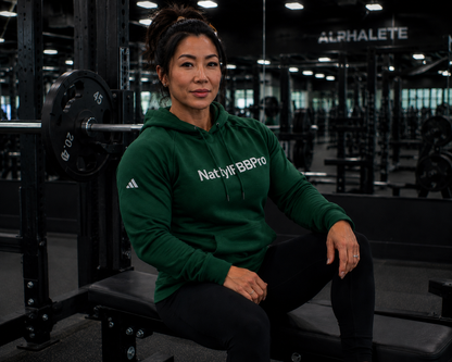 Adidas Natty IFBBPro Hoodie | Minimal Gym Pullover