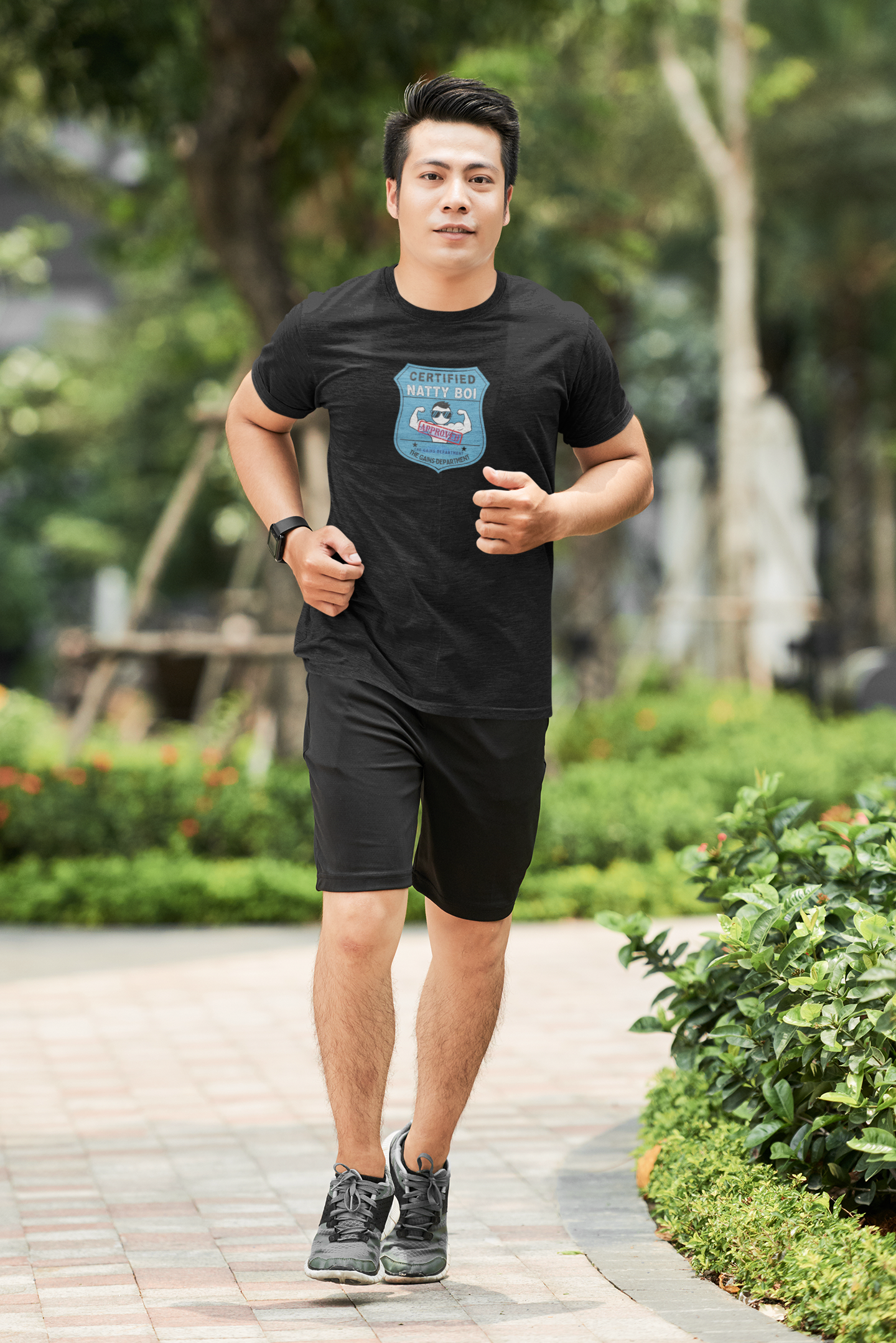 Certified Natty Boi T-Shirt | Funny Gym Slogan Tee, Unisex Fitness Gift