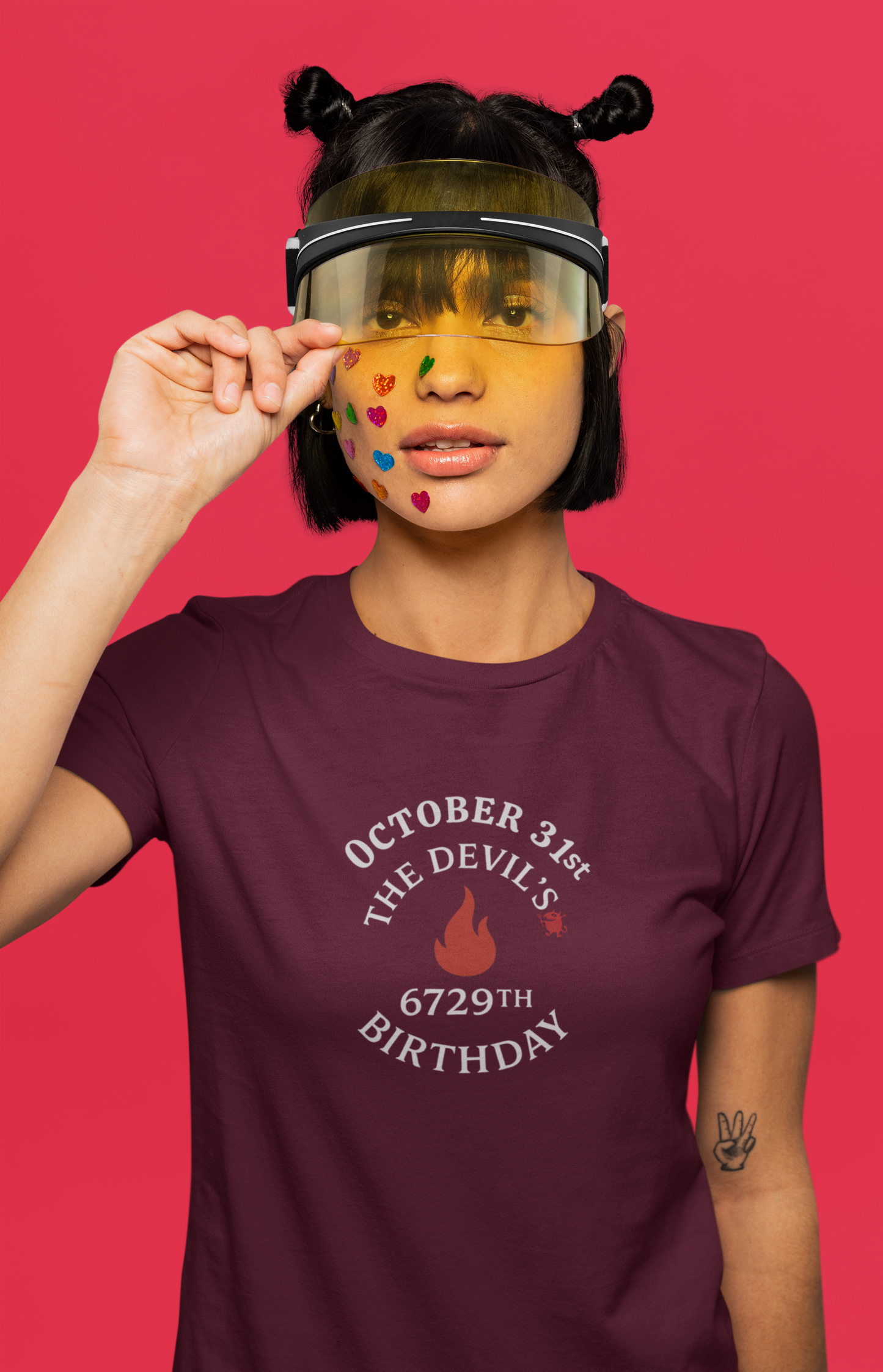 Funny Devil's Birthday Tee: Halloween October 31st Unisex Shirt