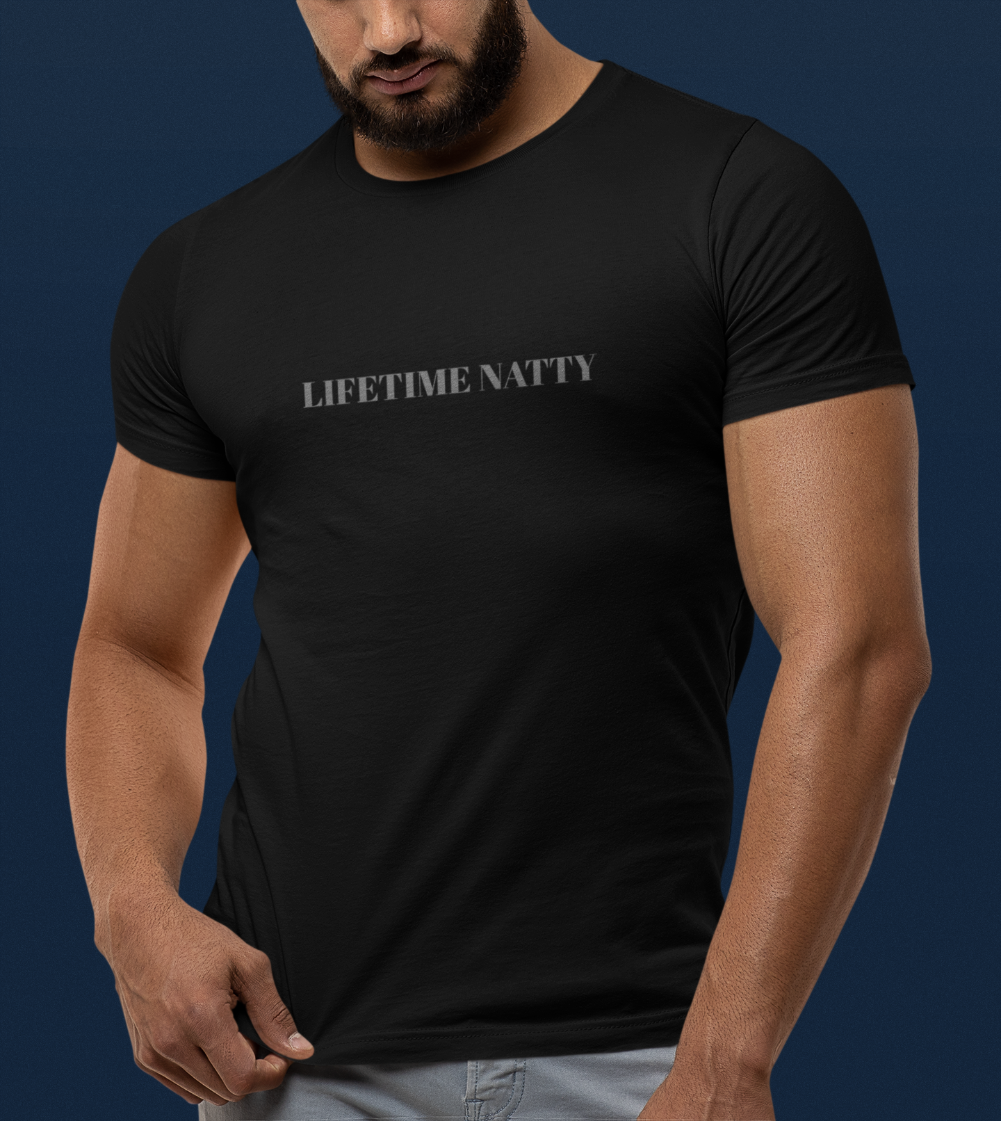 Embroidered Lifetime Nitty Minimalist Graphic Tee